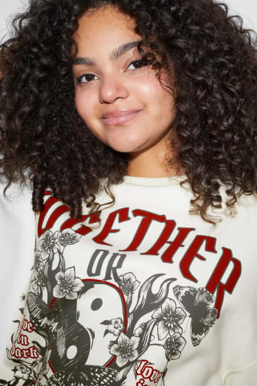 Clockhouse Girls - CLOCKHOUSE - Sweatshirt - cremeweiß