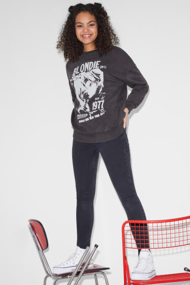 Clockhouse femme - CLOCKHOUSE - sweat - Blondie - gris foncé