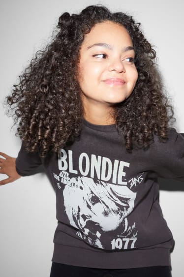 Clockhouse femme - CLOCKHOUSE - sweat - Blondie - gris foncé