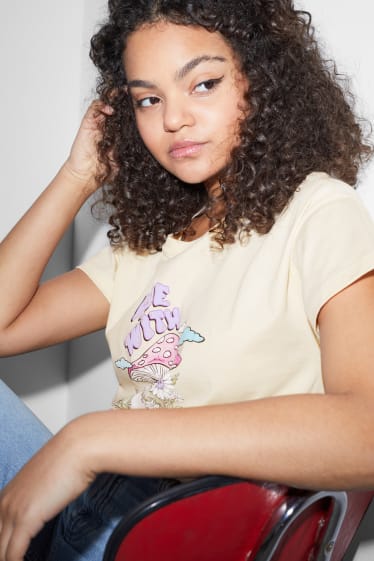 Clockhouse Girls - CLOCKHOUSE - T-Shirt - hellbeige
