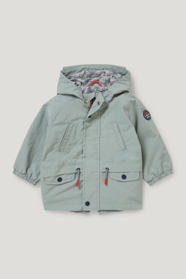Baby Boys - Babyjas met capuchon - groen