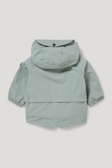 Baby Boys - Babyjas met capuchon - groen