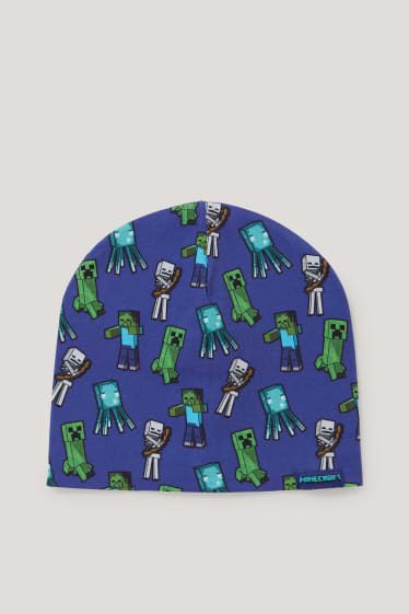 Garçons - Minecraft - bonnet - bleu