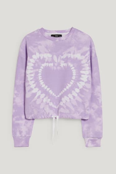 Kids Girls - Bluză de molton - violet deschis