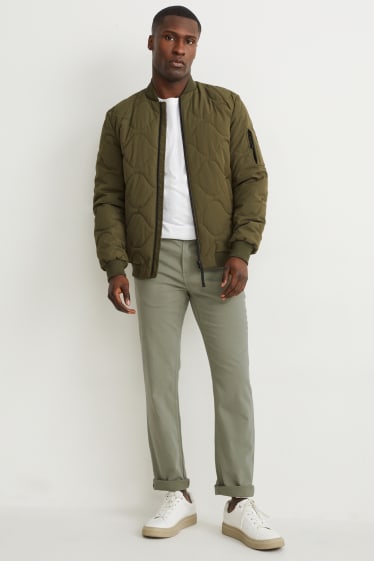 Hombre - Pantalón - slim fit - Flex - LYCRA® - verde claro