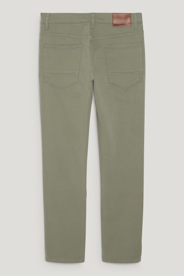 Hombre - Pantalón - slim fit - Flex - LYCRA® - verde claro