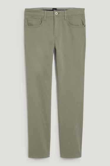 Hombre - Pantalón - slim fit - Flex - LYCRA® - verde claro