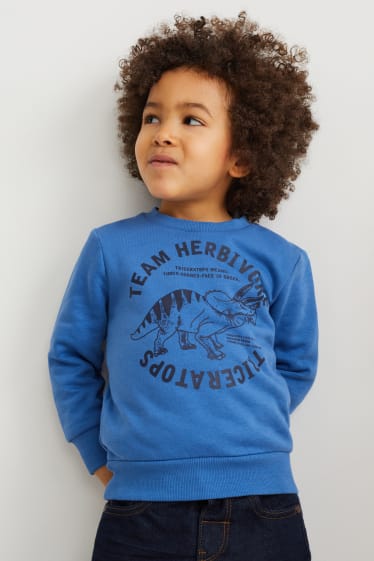 Garçons - Lot de 2 - sweats - gris clair chiné