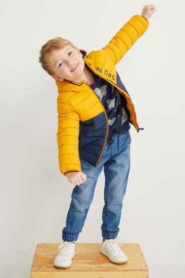 Nen petit - Paquet de 3 - texans, pantalons cargo i pantalons de xandall - blau fosc