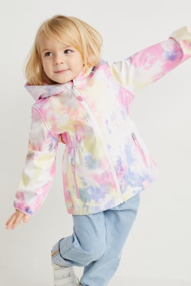 Filles - Veste souple à capuche - rose