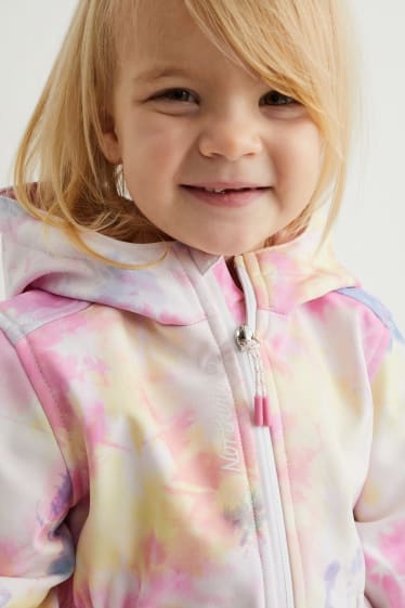 Filles - Veste souple à capuche - rose