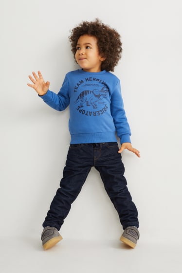 Garçons - Lot de 2 - sweats - gris clair chiné