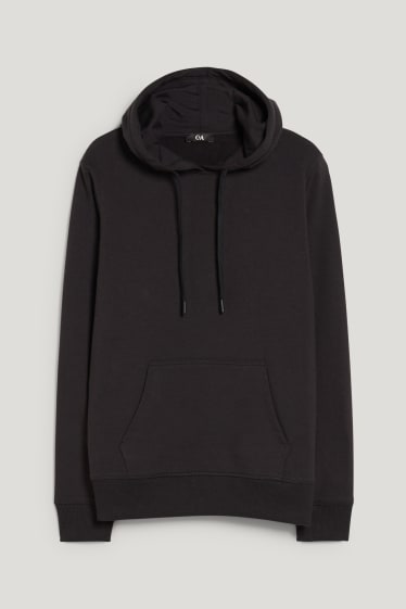 Femmes - Sweat à capuche basique - noir