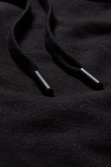 Femmes - Sweat à capuche basique - noir