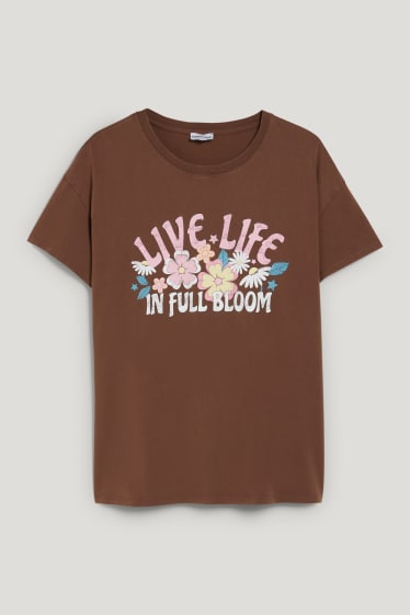 Clockhouse Girls - CLOCKHOUSE - T-Shirt - braun