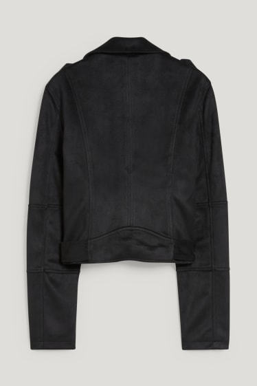 Clockhouse femme - CLOCKHOUSE - blouson motard - similicuir - noir
