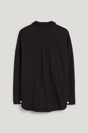 Damen XL - CLOCKHOUSE - Shacket - schwarz