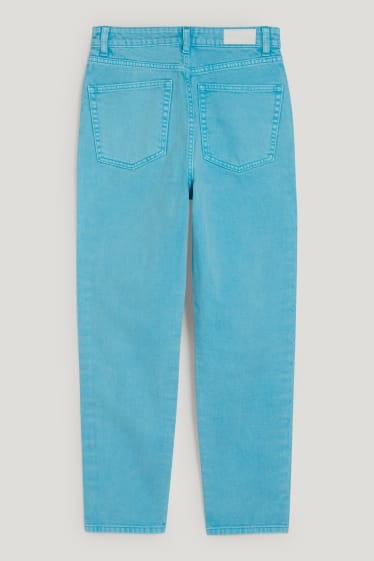 Clockhouse Girls - CLOCKHOUSE - Mom Jeans - High Waist - türkis