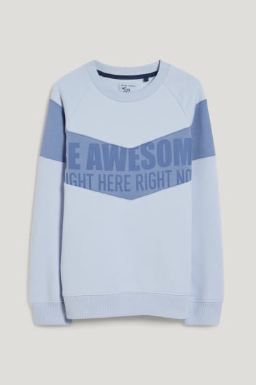 Toddler Boys - Bluză de molton - genderneutral - albastru deschis