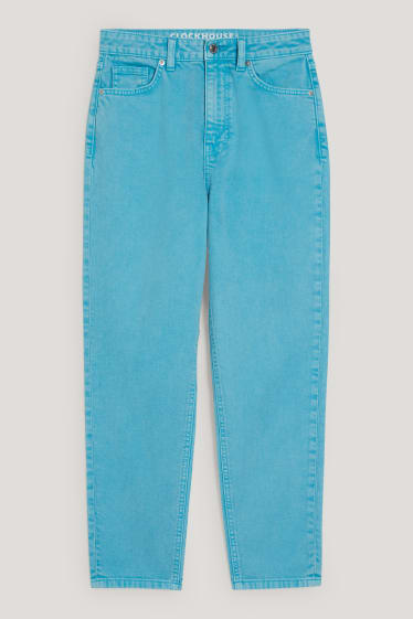 Clockhouse Girls - CLOCKHOUSE - Mom Jeans - High Waist - türkis