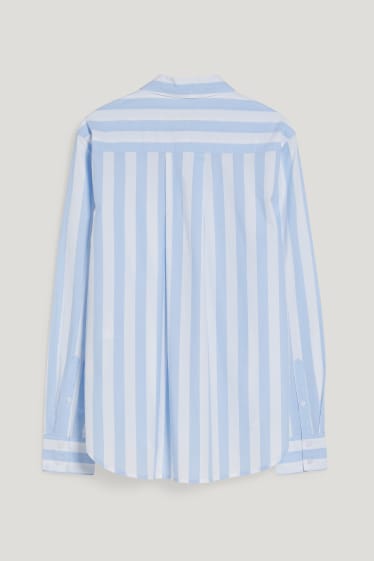 Dona - Brusa - de ratlles - blau/blanc