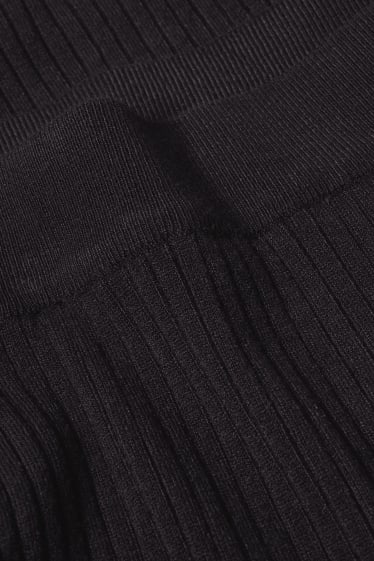 Donna - Gonna in maglia - nero