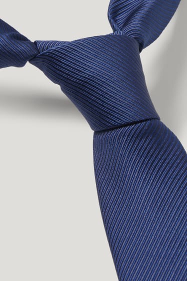 Garçons - Cravate - bleu foncé