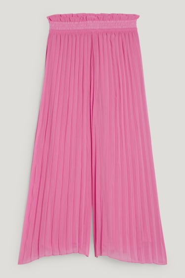 Filles - Pantalon plissé - rose