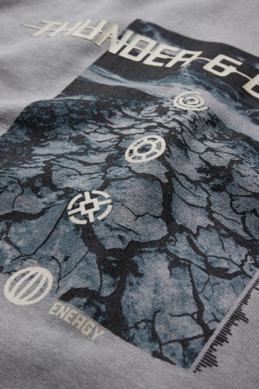 Clockhouse niños - Sudadera con capucha - gris