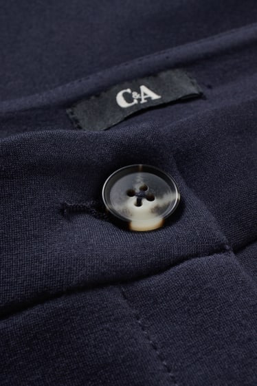 Dona - Pantalons de punt - tapered fit - blau fosc
