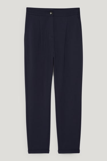 Dona - Pantalons de punt - tapered fit - blau fosc