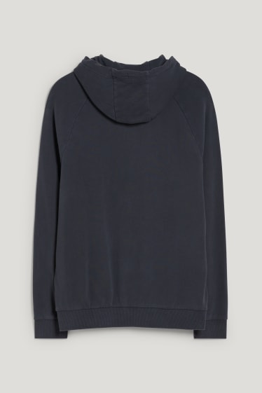 Hommes - Sweat à capuche - bleu foncé
