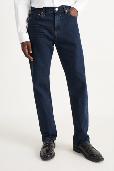 Men - Regular jeans - LYCRA® - denim-dark blue