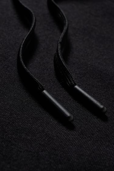Donna - Felpa con cappuccio basic - nero