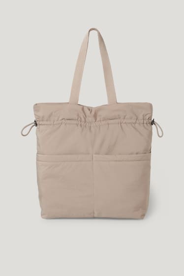 Femei - Geantă shopper - argintiu