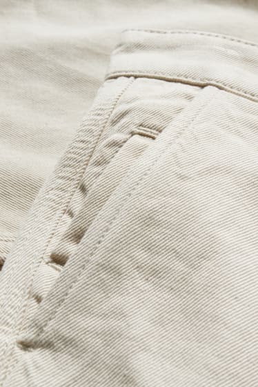 Men - Chinos - relaxed fit - creme