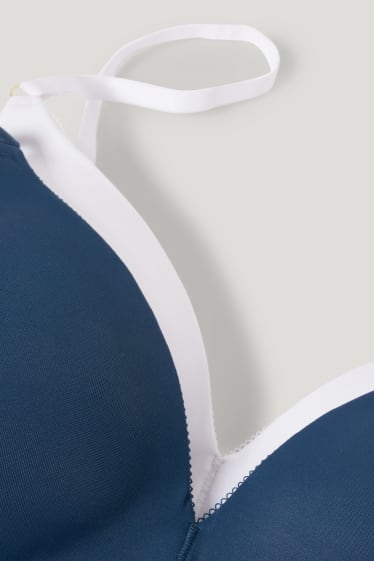 Damen - Multipack 2er - BH ohne Bügel - wattiert - LYCRA® - weiss