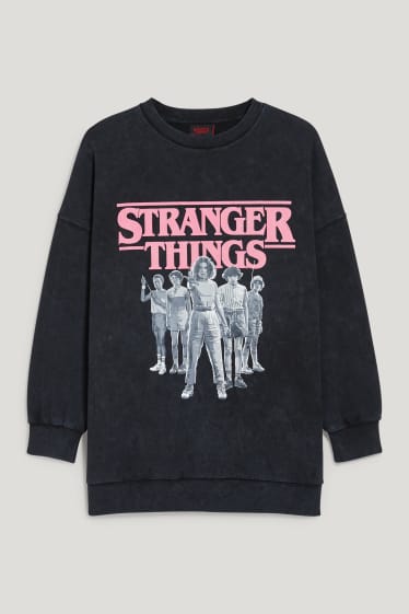 Dames XL - CLOCKHOUSE - sweatshirt - zwart