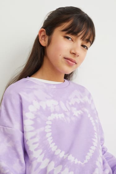 Kids Girls - Bluză de molton - violet deschis