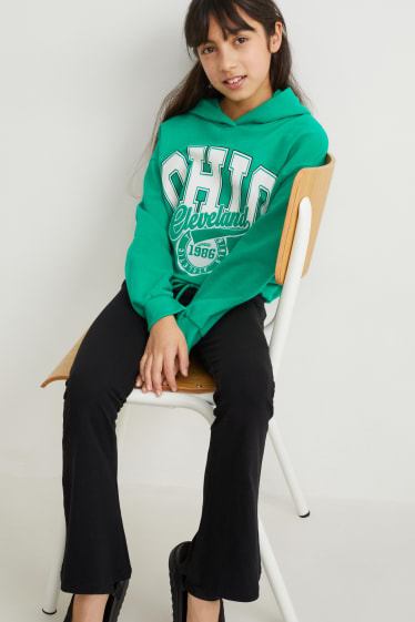 Kids Girls - Set - hanorac și top - 2 piese - verde