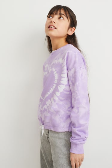 Kids Girls - Bluză de molton - violet deschis
