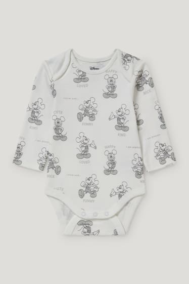 Nadó nen - Mickey Mouse - conjunt de pijama d’una peça  - 2 peces - gris clar jaspiat