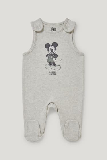 Nadó nen - Mickey Mouse - conjunt de pijama d’una peça  - 2 peces - gris clar jaspiat