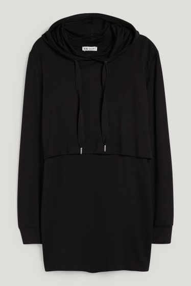 Femmes - Sweat à capuche d’allaitement - noir