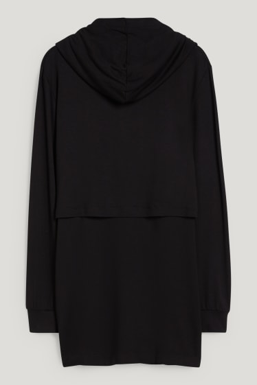 Femmes - Sweat à capuche d’allaitement - noir