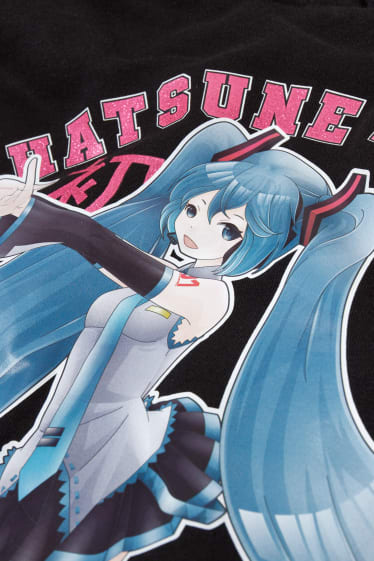 Kids Girls - Hatsune Miku - Hoodie - schwarz