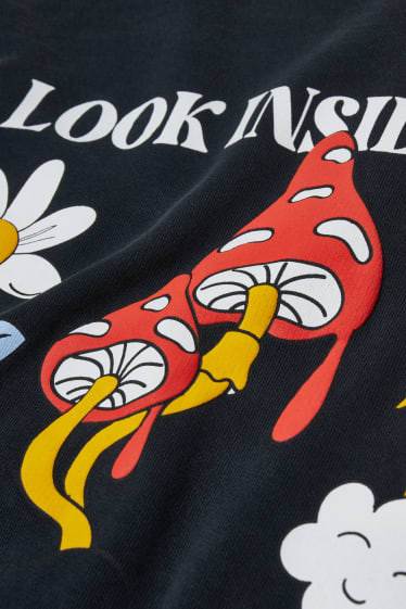 Clockhouse femme - CLOCKHOUSE - robe en molleton - noir