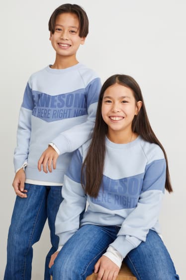 Toddler Boys - Bluză de molton - genderneutral - albastru deschis