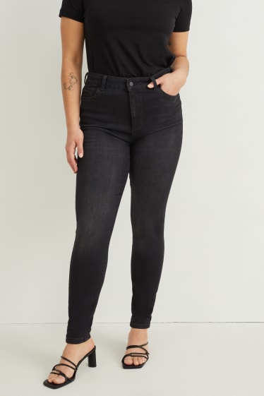 Donna - Skinny jeans - vita alta - LYCRA® - jeans grigio