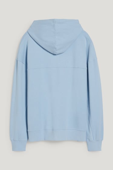 Hombre - Sudadera con capucha - azul claro